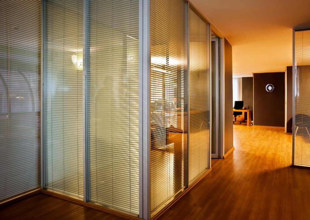 Example of partition blinds